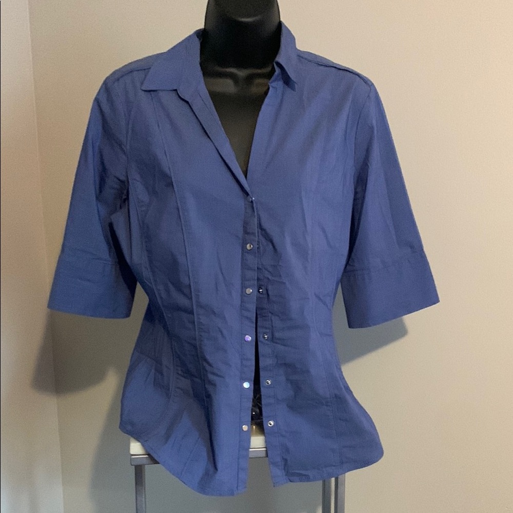 7th Avenue Design Studio Blue Shirt